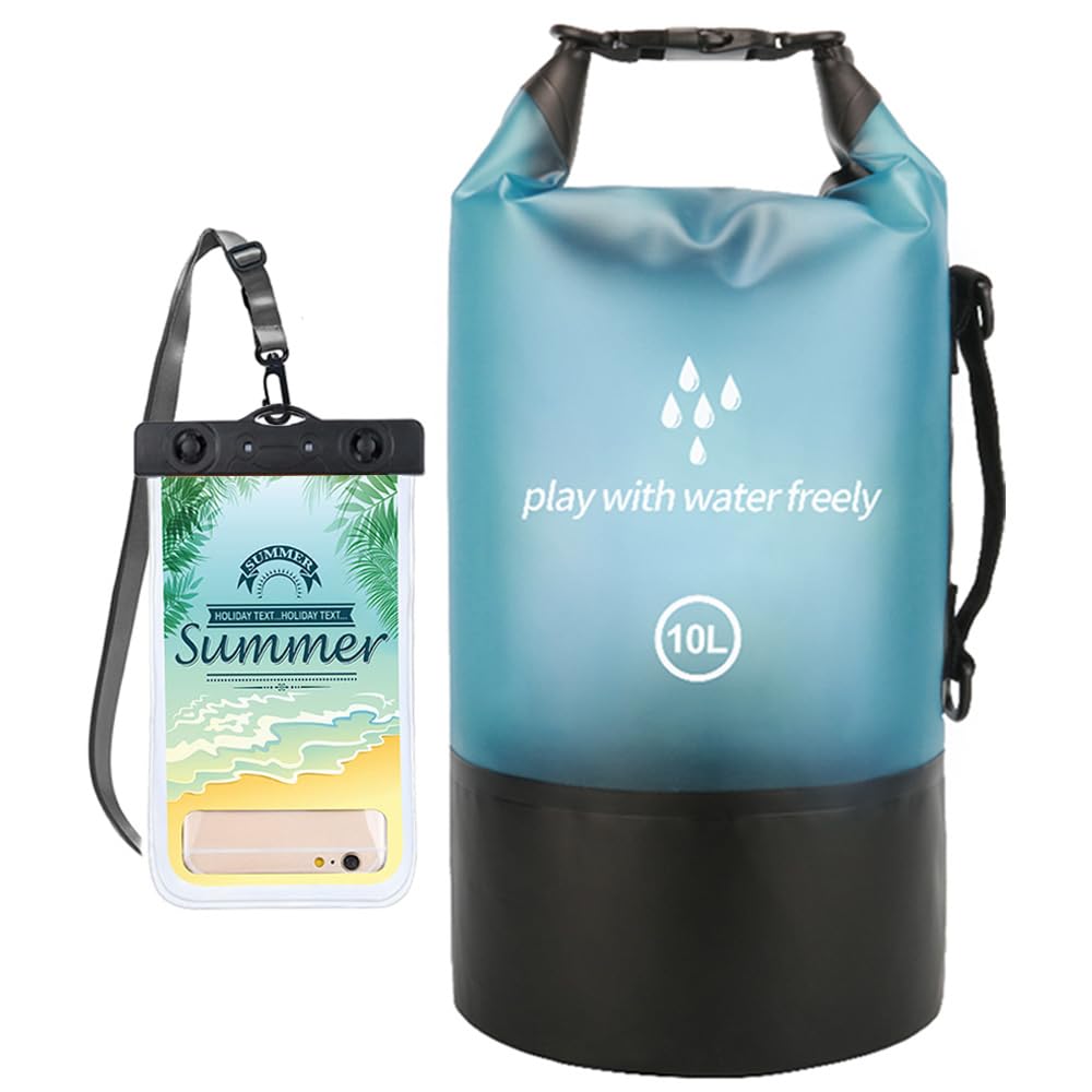 10L Waterproof Dry Bag with Phone Case