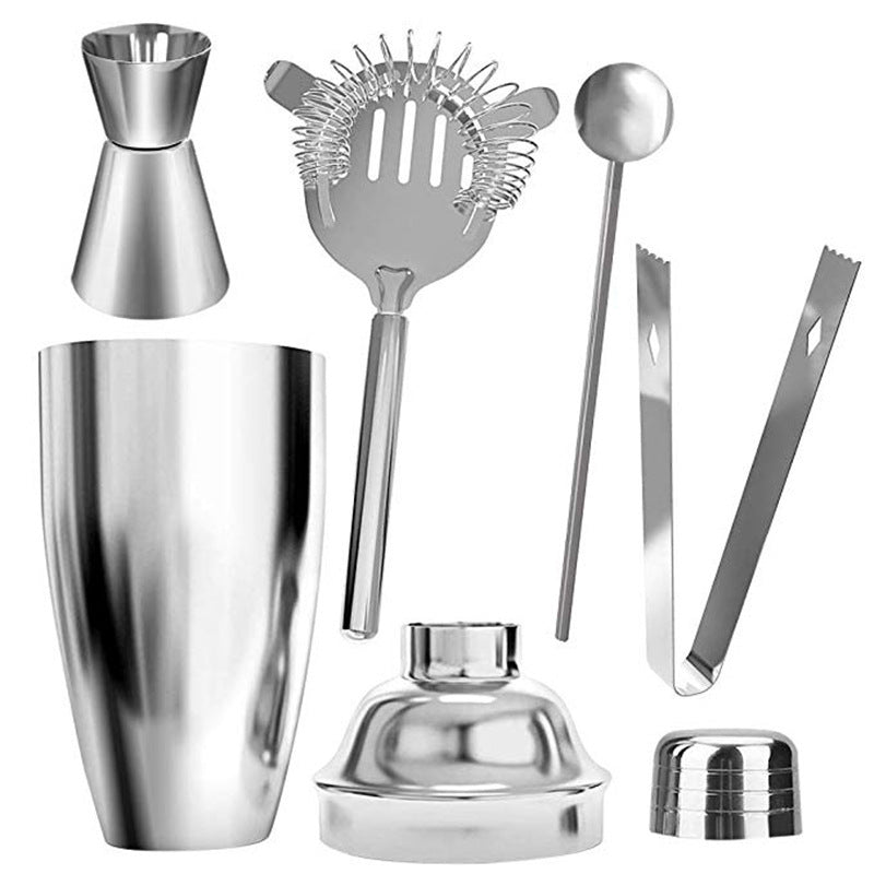 5-Piece Stainless Cocktail Shaker Set
