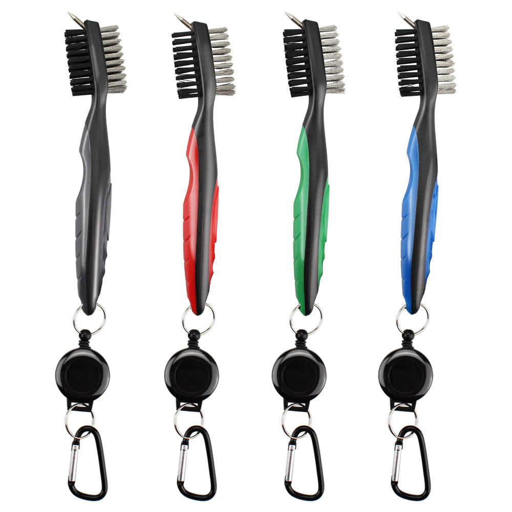 2-Sided Golf Club Groove Brush