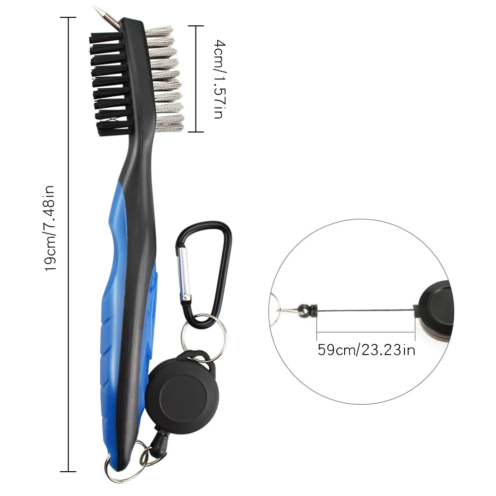 2-Sided Golf Club Groove Brush