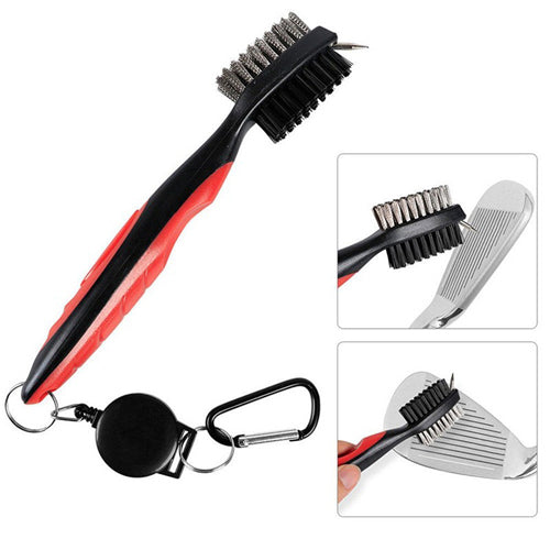 2-Sided Golf Club Groove Brush