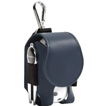 Leather Golf Ball Pouch