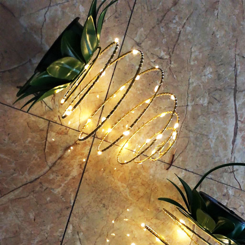 Solar Pineapple Hanging Lantern