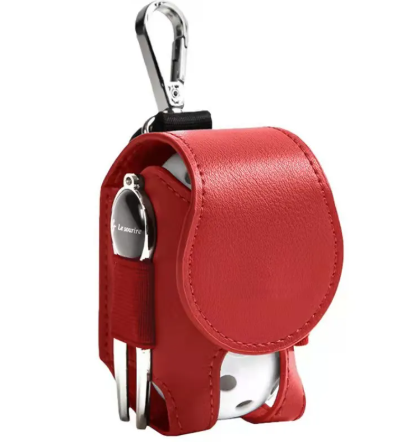 Leather Golf Ball Pouch