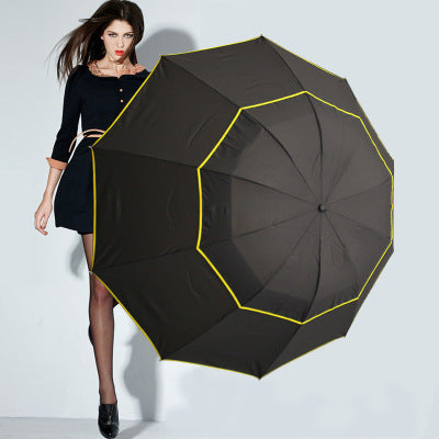 Double-Layer Folding Golf Umbrella