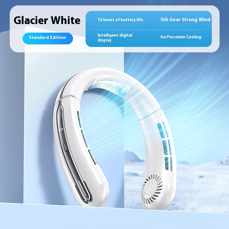 Portable Neck Fan for Golf, Travel & Outdoor Leisure