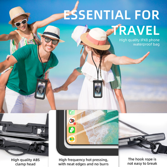 Waterproof Phone Pouch for Boating, Beach & Travel