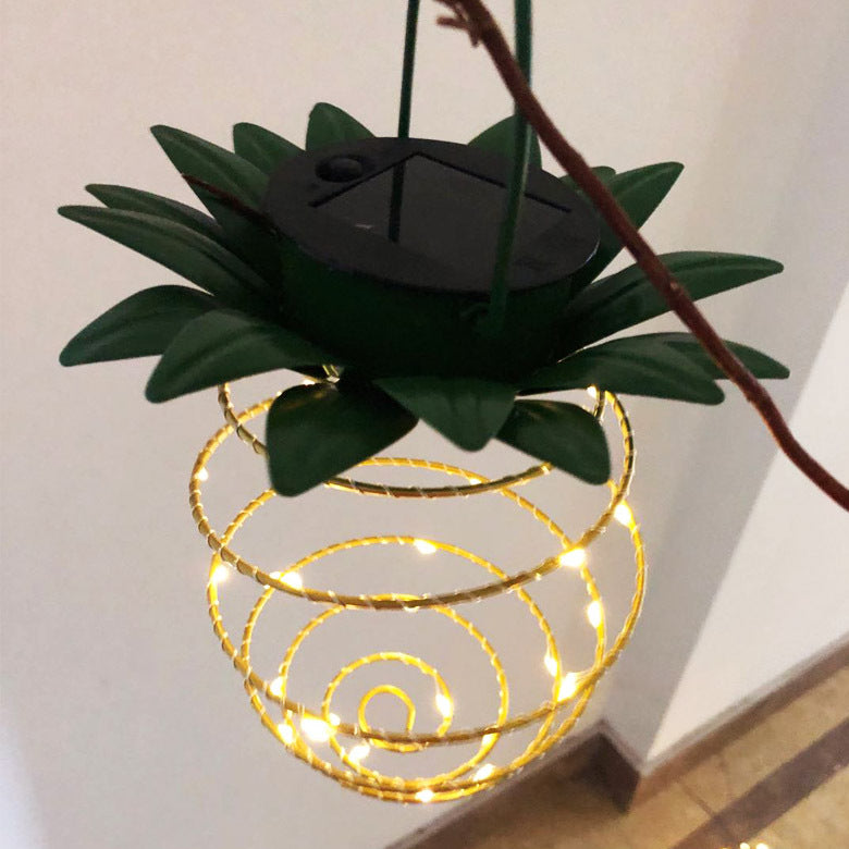 Solar Pineapple Hanging Lantern