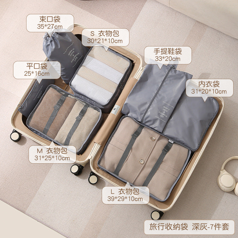 Travel Packing Cubes Set – 6 & 7 Piece Options